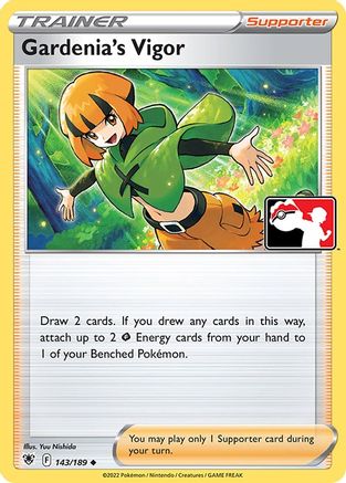 Gardenia's Vigor 143/189 - Prize Pack Series Cards