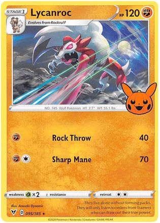 Lycanroc 095/185 - Trick or Trade BOOster Bundle 2023