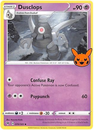 Dusclops 070/185 - Trick or Trade BOOster Bundle 2023