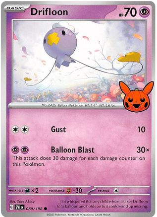Drifloon 089/198 - Trick or Trade BOOster Bundle 2023