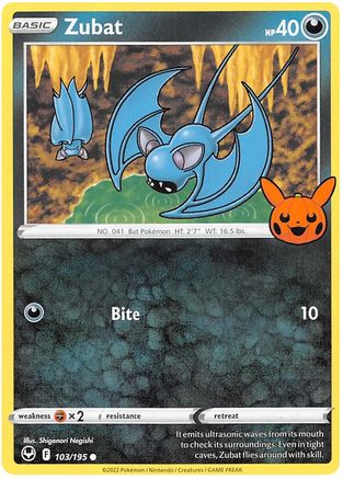 Zubat 103/195 - Trick or Trade BOOster Bundle 2023