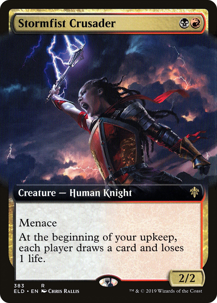 Stormfist Crusader (ELD-383) - Throne of Eldraine: (Extended Art)