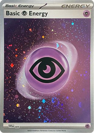 Basic Psychic Energy (Cosmos Holo) 005 - SV01 Scarlet & Violet Base Set Holofoil