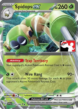 Spidops ex 019/198 - Prize Pack Series Cards Holofoil