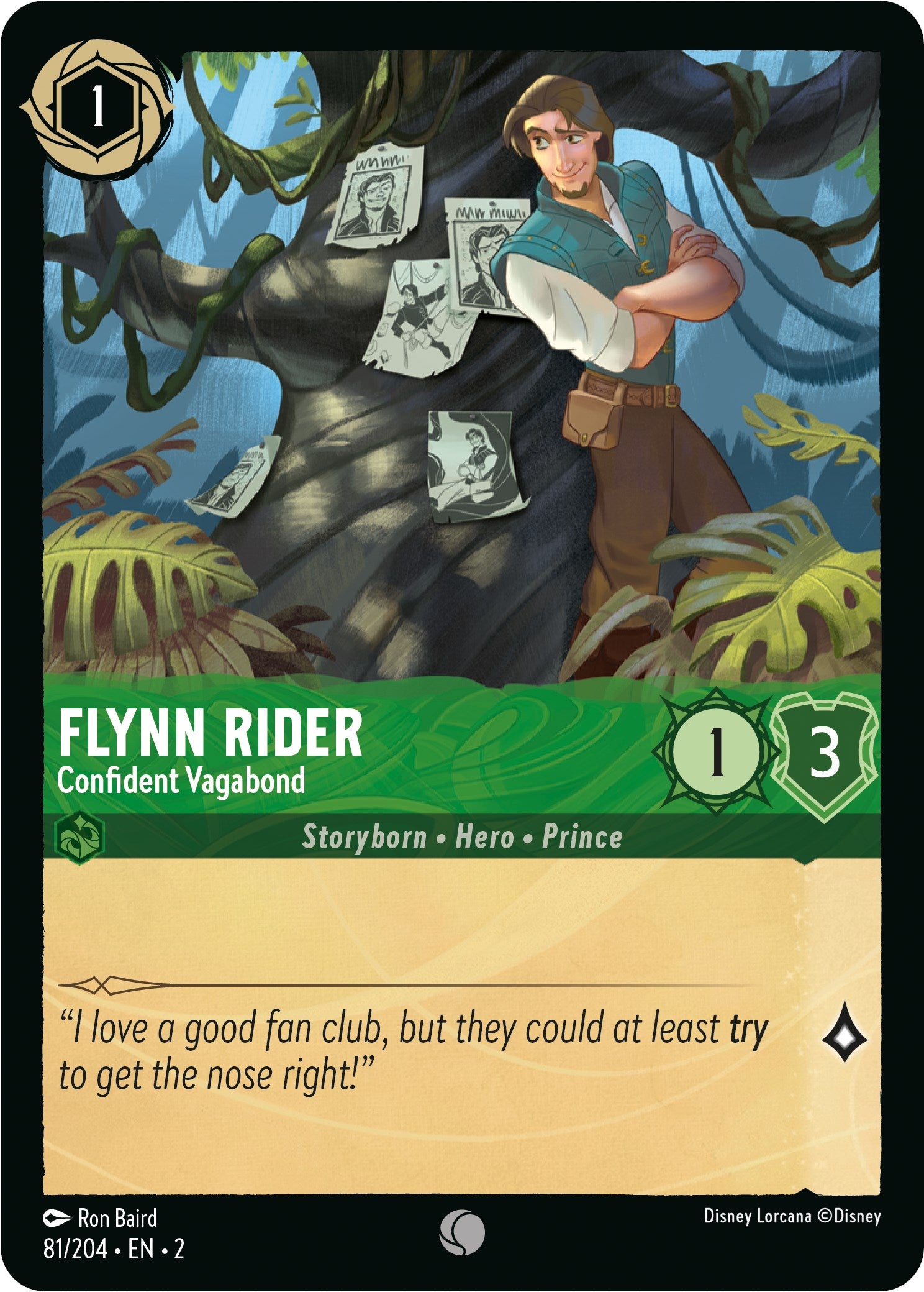 Flynn Rider - Confident Vagabond (81/204) - Rise of the Floodborn