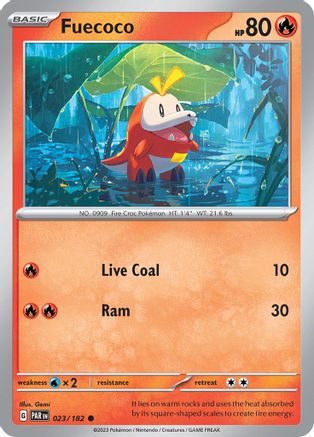 Fuecoco 023/182 - SV04 Paradox Rift Reverse Holofoil