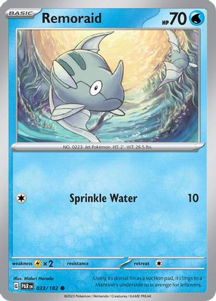 Remoraid 033/182 - SV04 Paradox Rift Reverse Holofoil