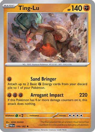 Ting-Lu 109/182 - SV04 Paradox Rift Reverse Holofoil