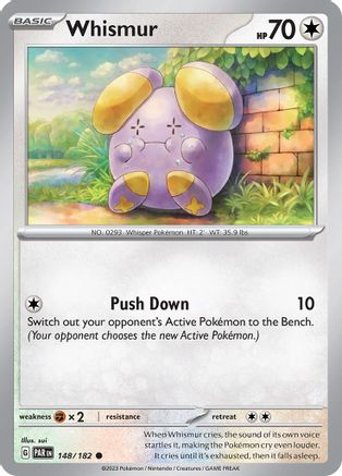 Whismur 148/182 - SV04 Paradox Rift Reverse Holofoil