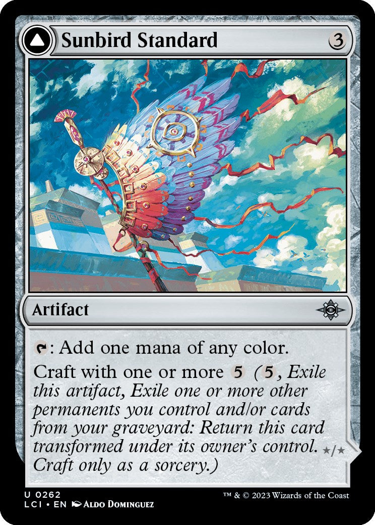 Sunbird Standard // Sunbird Effigy (LCI-262) - The Lost Caverns of Ixalan