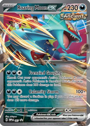 Roaring Moon ex 067 - SV Scarlet & Violet Promo Cards Holofoil