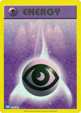 Basic Psychic Energy 034/034 - Trading Card Game Classic