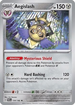 Aegislash (Non-Holo) 134/182 - Deck Exclusives