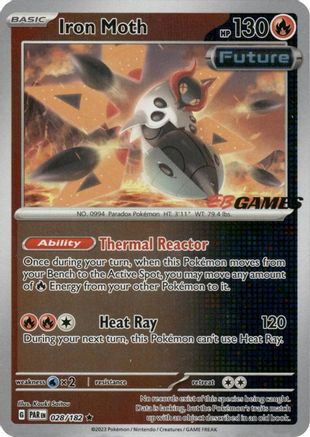 Iron Moth (EB Games Promo) 028/182 - Miscellaneous Cards & Products Holofoil