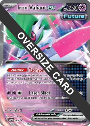 Iron Valiant ex 068 - Jumbo Cards Holofoil
