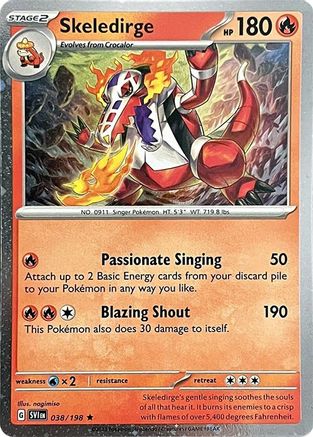 Skeledirge (Cosmos Holo) 038/198 - Miscellaneous Cards & Products Holofoil