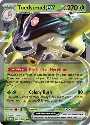 Toedscruel ex 005/091 - SV Paldean Fates Holofoil
