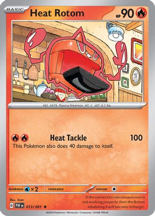 Heat Rotom 013/091 - SV Paldean Fates Reverse Holofoil