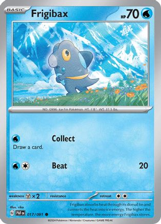 Frigibax 017/091 - SV Paldean Fates Reverse Holofoil