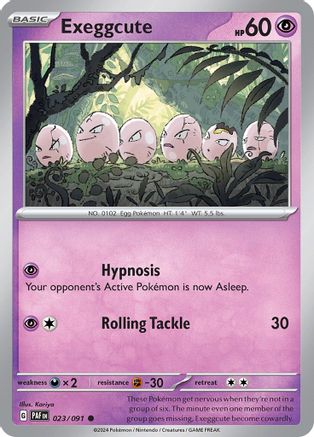 Exeggcute 023/091 - SV Paldean Fates Reverse Holofoil