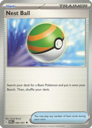 Nest Ball 084/091 - SV Paldean Fates Reverse Holofoil