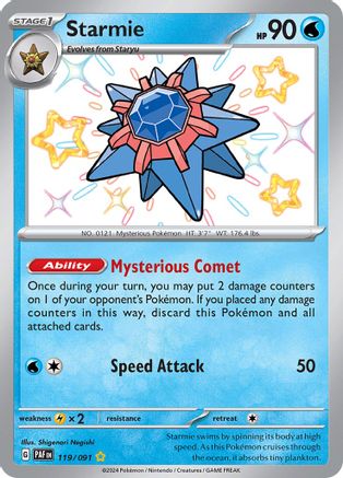 Starmie 119/091 - SV Paldean Fates - Holofoil