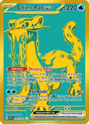 Chien-Pao ex 242/091 - SV Paldean Fates Holofoil