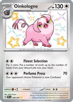 Oinkologne 208/091 - SV Paldean Fates Holofoil