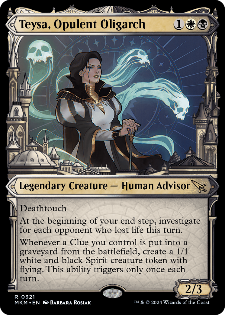 Teysa, Opulent Oligarch (MKM-321) - Murders at Karlov Manor: (Showcase) Foil
