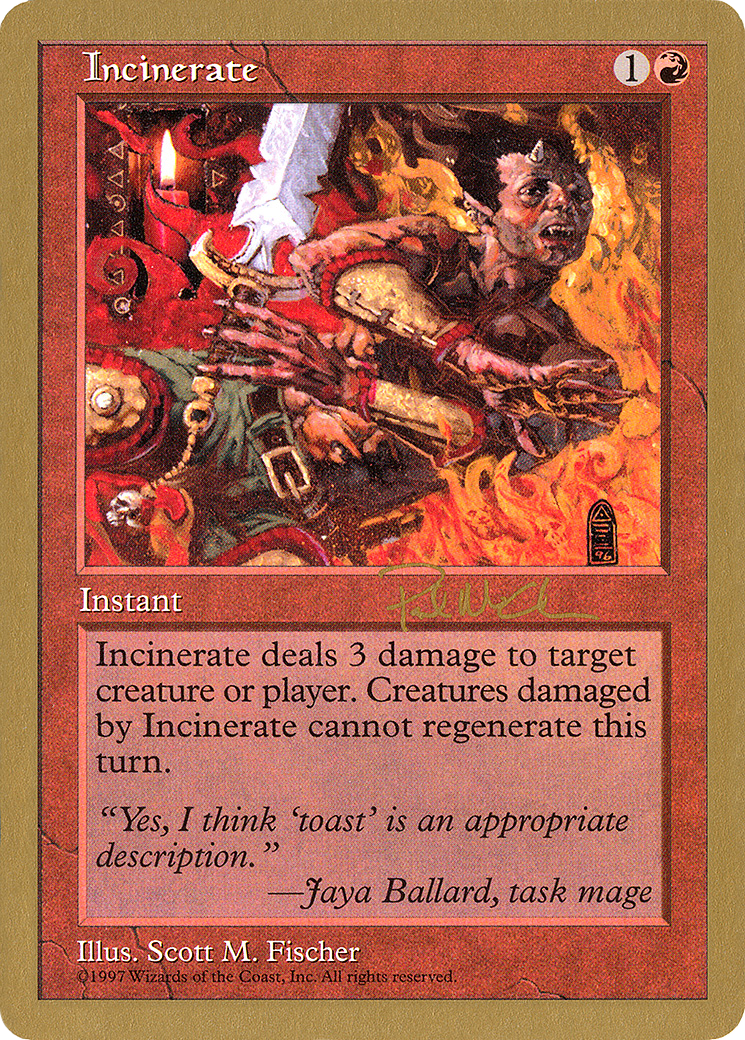 Incinerate (WCD-) - World Championship Decks 1997