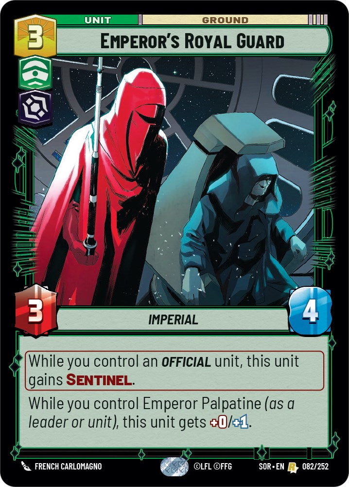 Emperor's Royal Guard (082/252) - Spark of Rebellion Foil