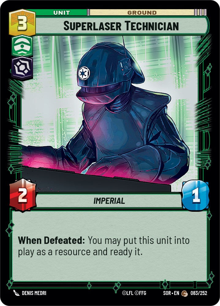 Superlaser Technician (083/252) - Spark of Rebellion Foil