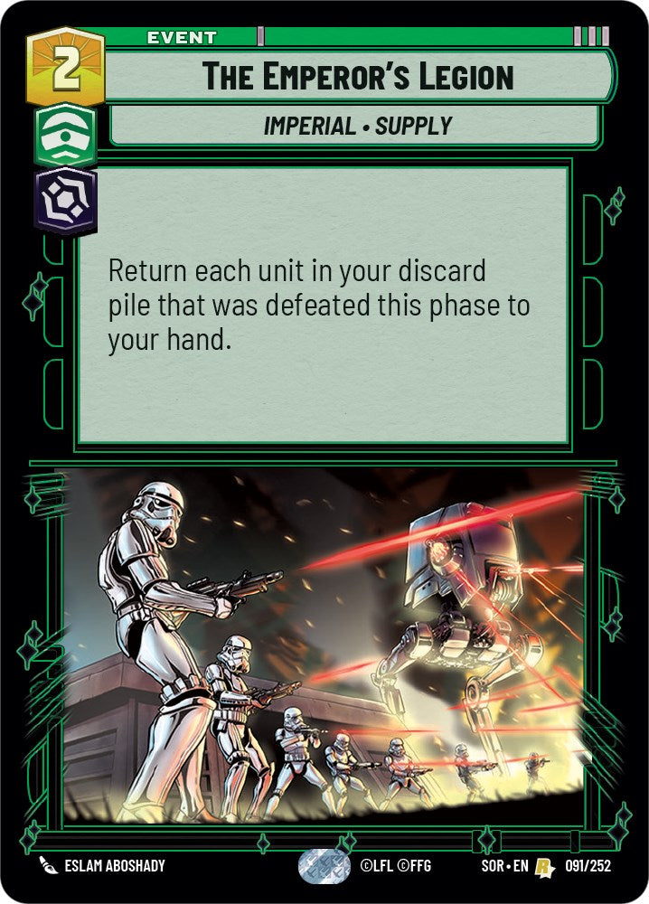 The Emperor's Legion (091/252) - Spark of Rebellion Foil