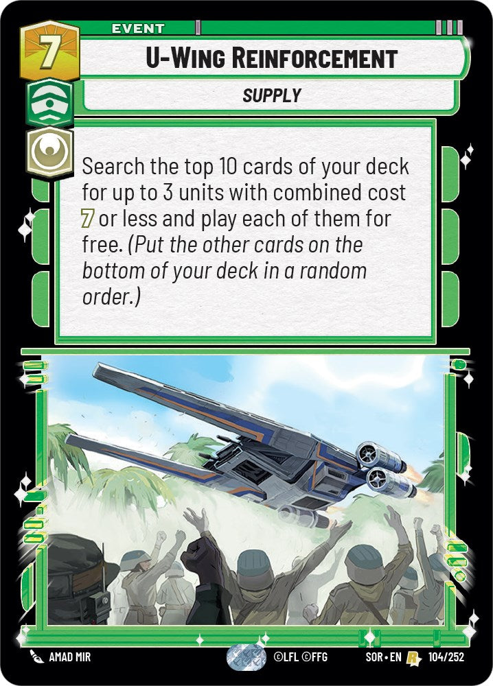 U-Wing Reinforcement (104/252) - Spark of Rebellion
