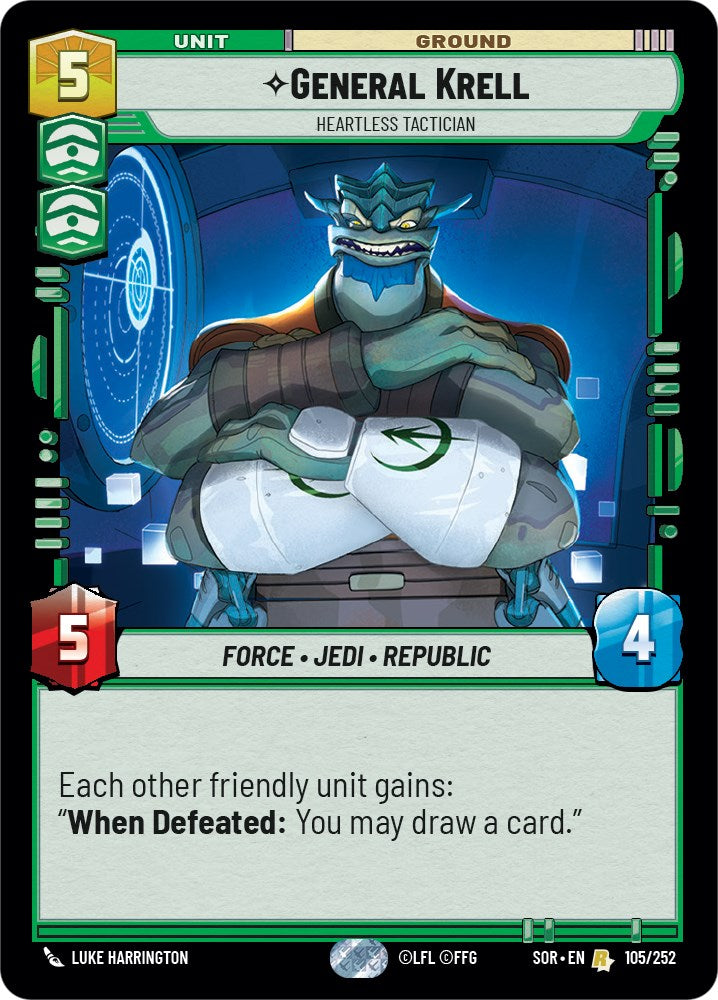 General Krell - Heartless Tactician (105/252) - Spark of Rebellion