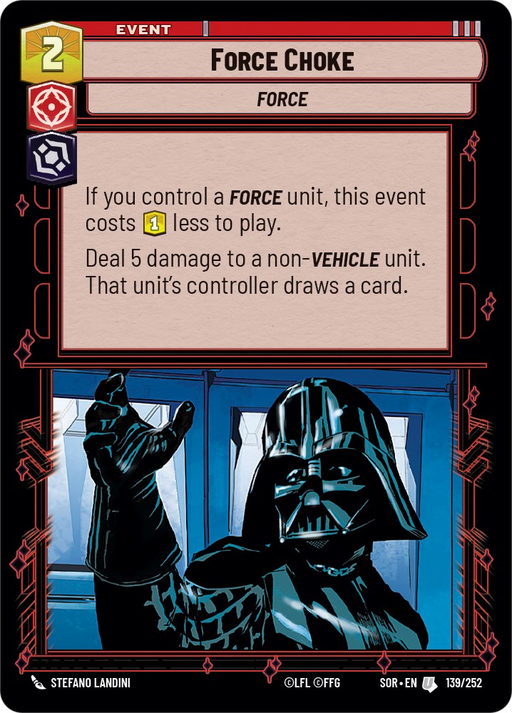 Force Choke (139/252) - Spark of Rebellion
