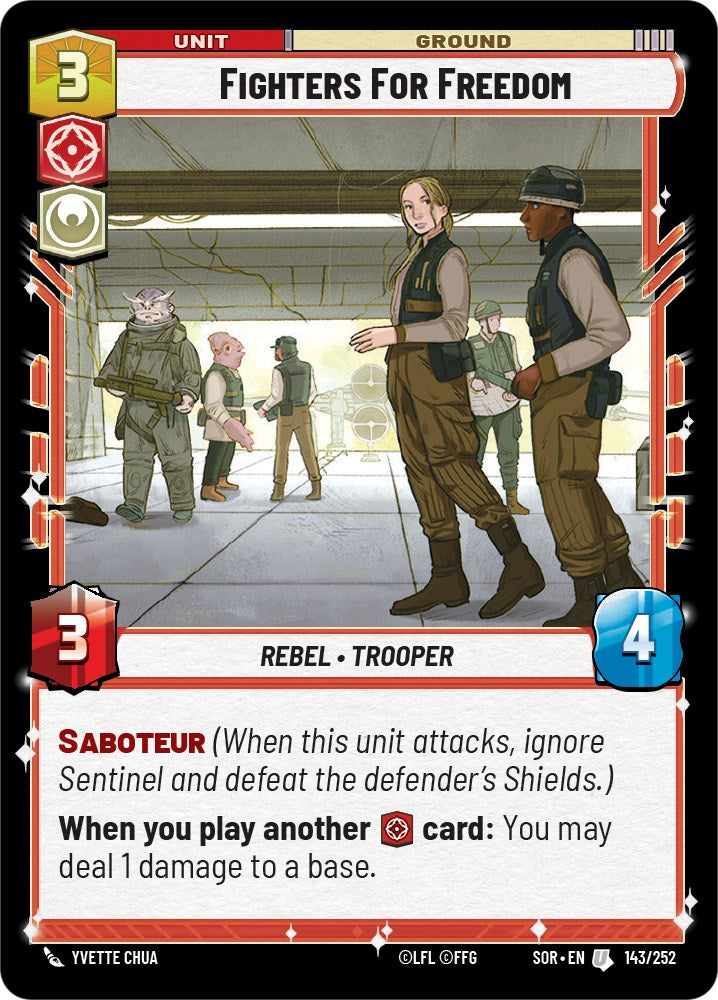 Fighters For Freedom (143/252) - Spark of Rebellion Foil