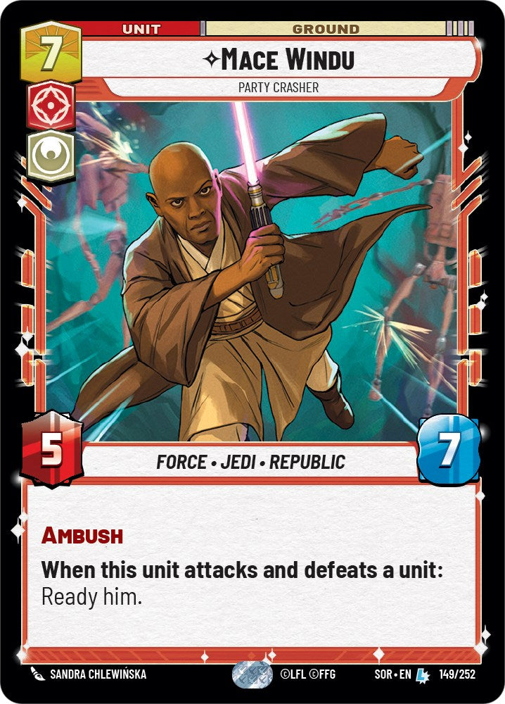 Mace Windu - Party Crasher (149/252) - Spark of Rebellion