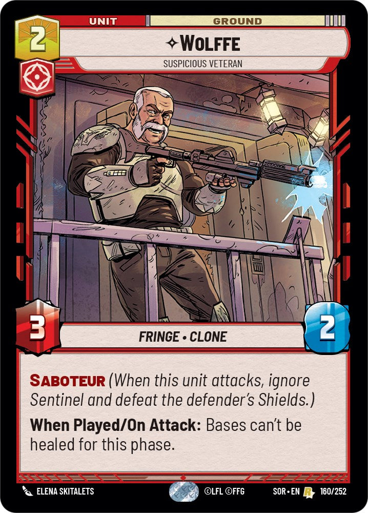 Wolffe - Suspicious Veteran (160/252) - Spark of Rebellion