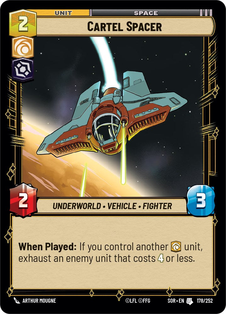Cartel Spacer (178/252) - Spark of Rebellion Foil