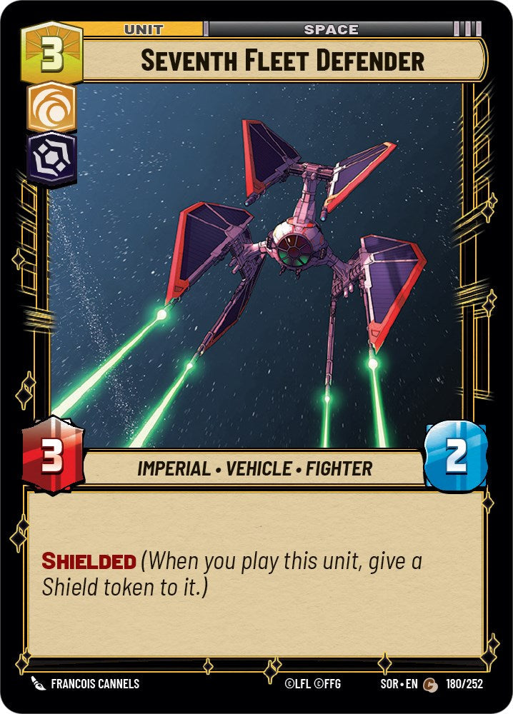 Seventh Fleet Defender (180/252) - Spark of Rebellion Foil