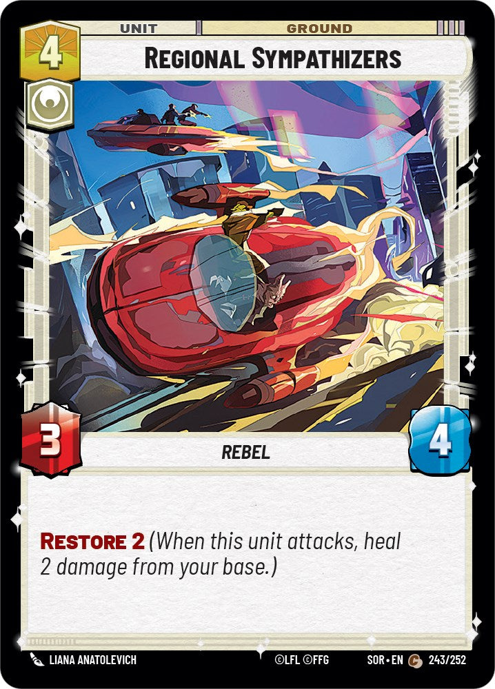 Regional Sympathizers (243/252) - Spark of Rebellion Foil