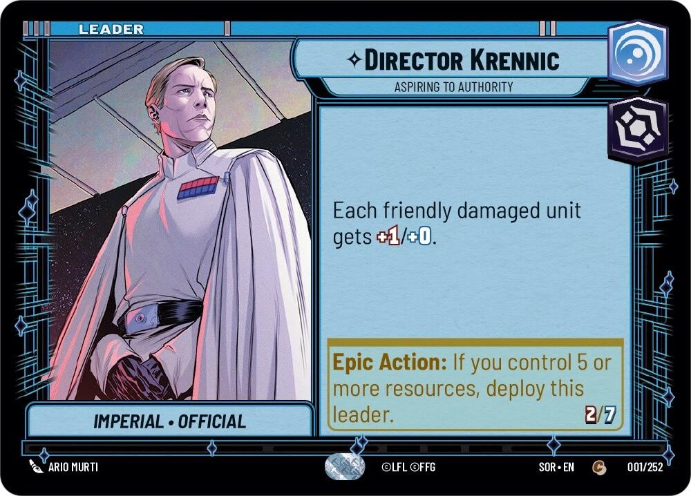 Director Krennic - Aspiring to Authority (001/252) - Spark of Rebellion