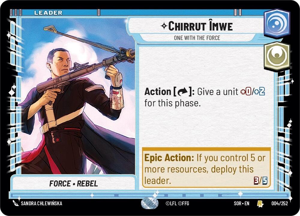 Chirrut Imwe - One With The Force (004/252) - Spark of Rebellion