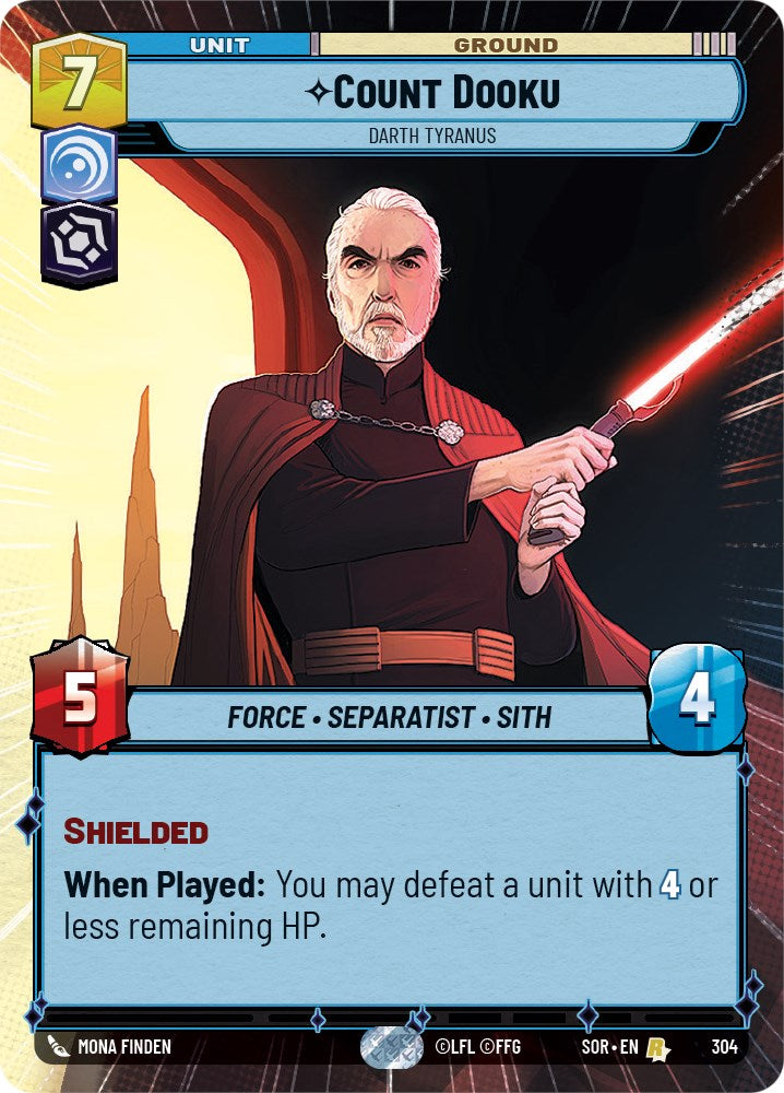 Count Dooku - Darth Tyranus (Hyperspace) (304) - Spark of Rebellion