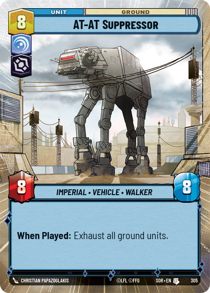 AT-AT Suppressor (Hyperspace) (305) - Spark of Rebellion