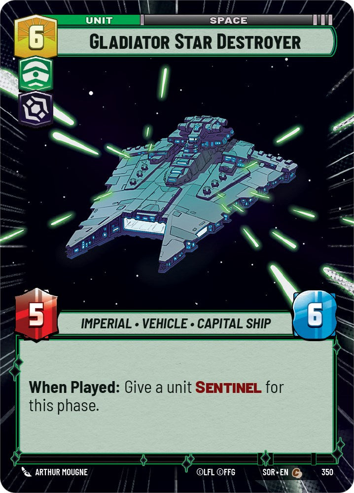Gladiator Star Destroyer (Hyperspace) (350) - Spark of Rebellion