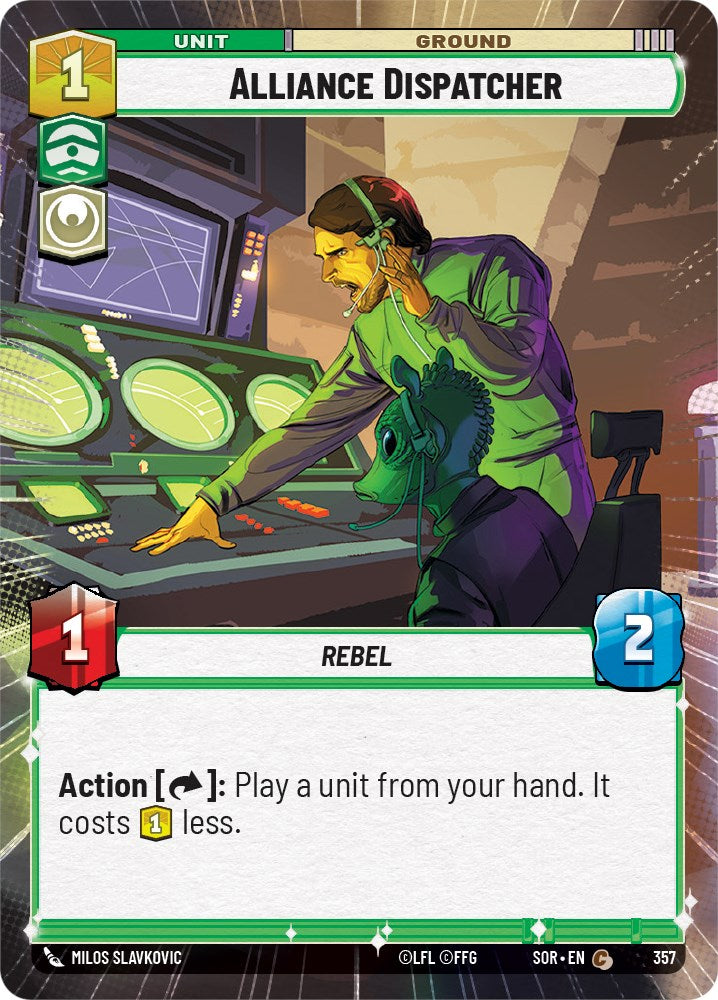 Alliance Dispatcher (Hyperspace) (357) - Spark of Rebellion Foil