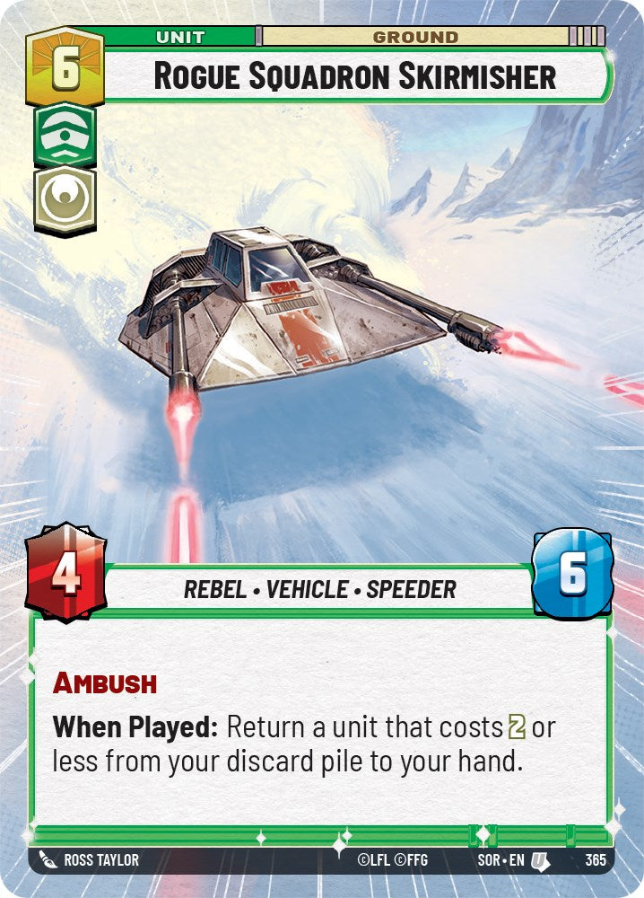 Rogue Squadron Skirmisher (Hyperspace) (365) - Spark of Rebellion Foil