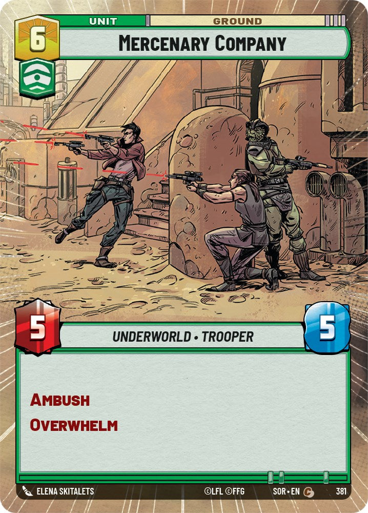 Mercenary Company (Hyperspace) (381) - Spark of Rebellion Foil